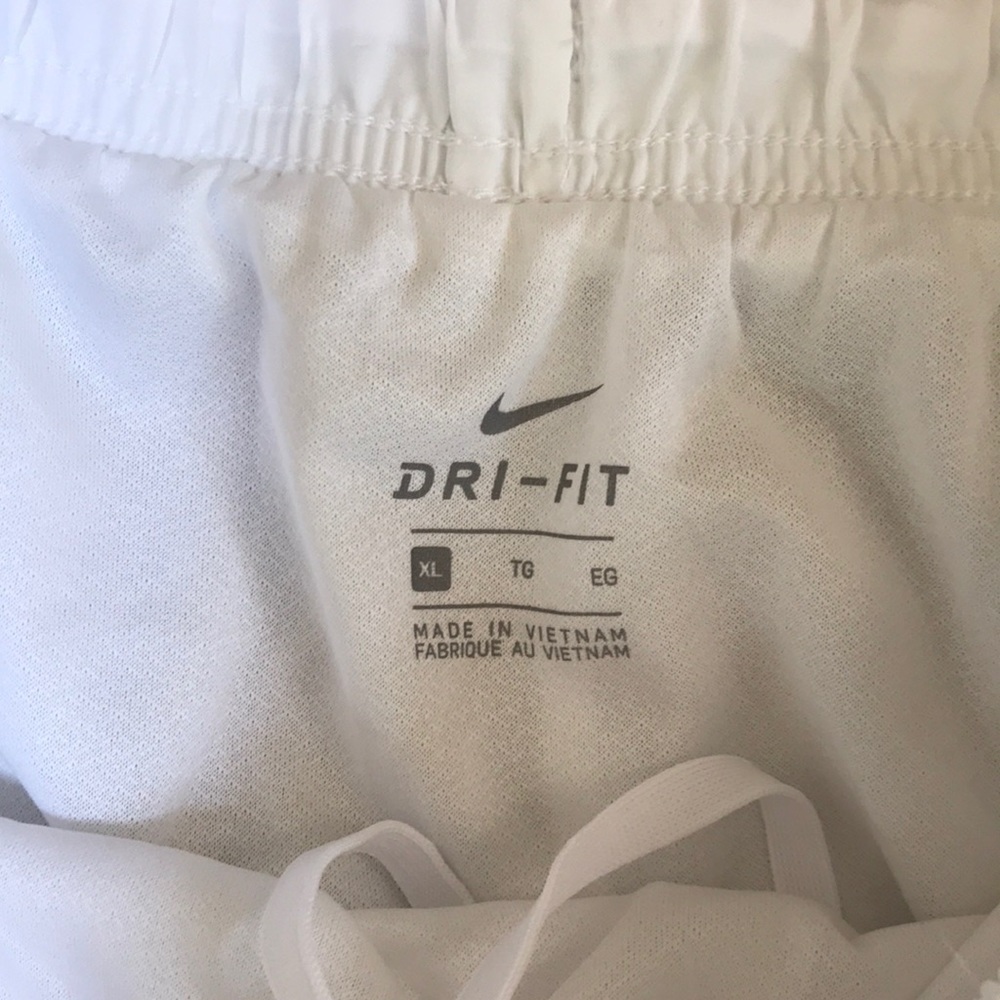 New! Nike White with pink trim athletic shorts - Picture 3 of 5